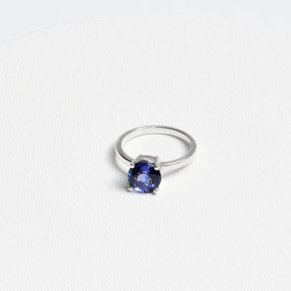 Round Tanzanite Ring · 2.66ct · Silver